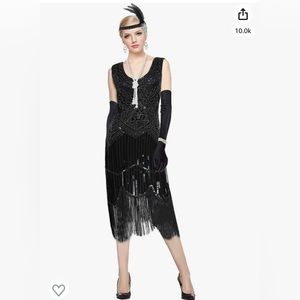 Great Gatsby black beaded set. Brand new. Still in package.